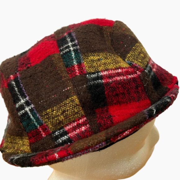 JESSICA SIMPSON KIDS NEWSBOYS HAT/CAP MULTI COLOR BROWN, RED, YELLOW, ONE SIZE - Picture 5 of 11